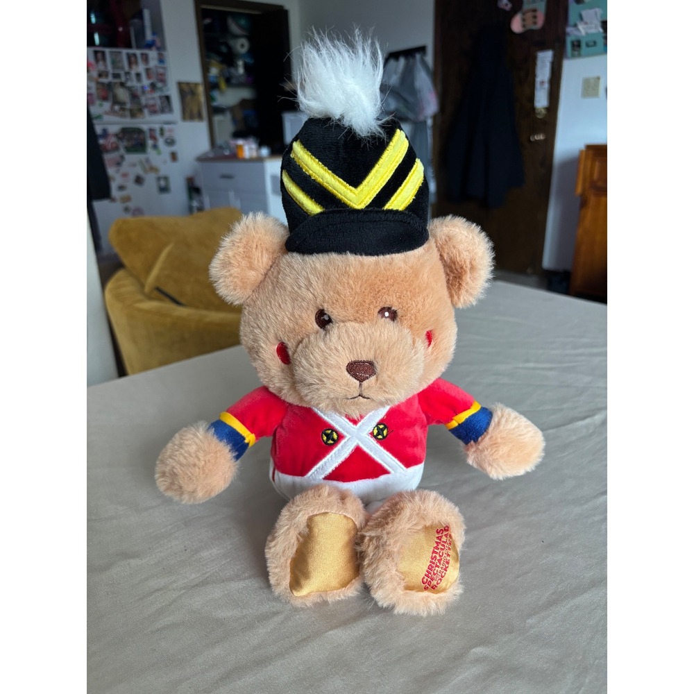 Radio City Rockettes Christmas Spectacular Wooden Soldier Teddy Bear Plush 10"